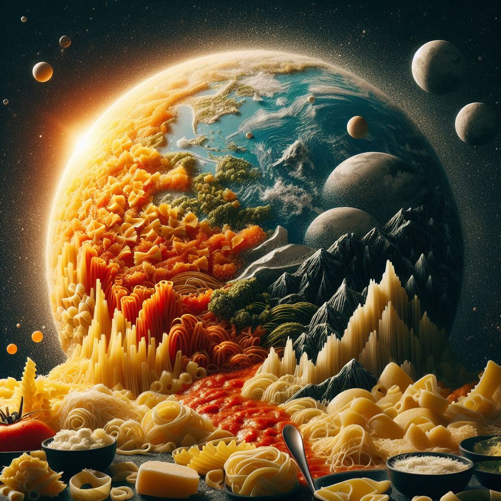A planet made of pasta